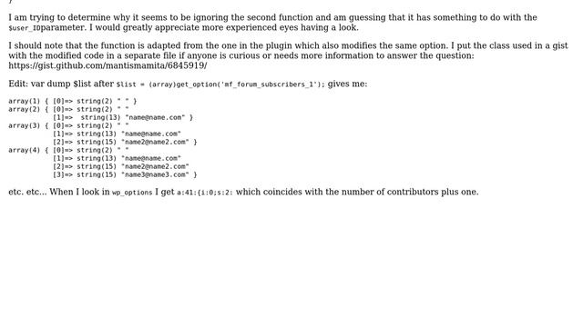 Wordpress: Subscription list function смотреть онлайн