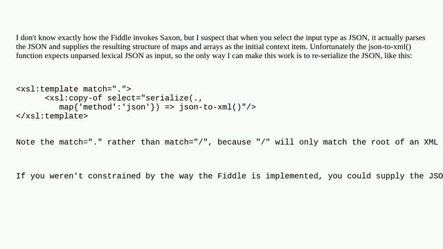 Using XSLT to parse non-wrapped json смотреть онлайн