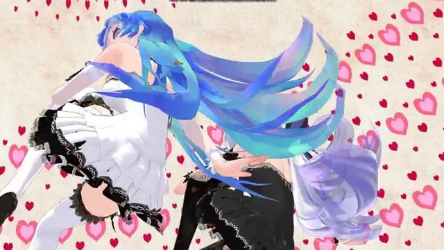 [MMD] Sweet Devil - Miku&Haku (motion dl) смотреть онлайн