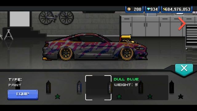 PIXEL CAR RACER - $10,000,000 FORD MUSTANG GT & 100 CRATES!!! смотреть онлайн