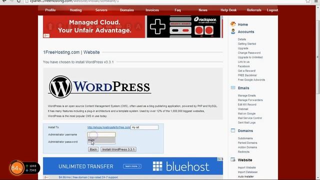 How Blog WordPress and a free upgrade to the latest version without the use of any software смотреть онлайн