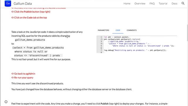 Gallium Data tutorial for PostgreSQL смотреть онлайн
