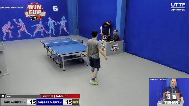 17:00 Ким Дмитрий 1-3 Киреев Сергей cтол 5 ЮГ-3 26.04.21 смотреть онлайн