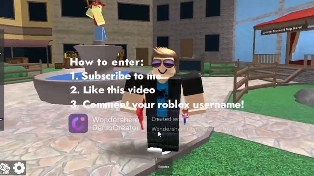 GODLY Red luger giveaway! (Roblox mm2) смотреть онлайн