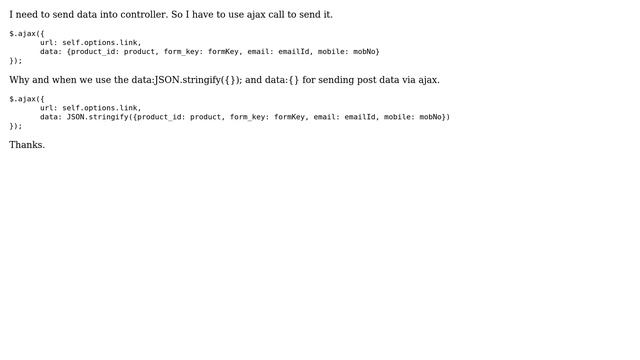 Magento: Why are we sending the POST data as JSON in jQuery? смотреть онлайн