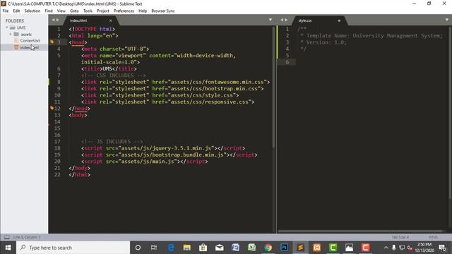 PHP & MYSQL || ?? University Management System || Making Default CSS || Part-2 смотреть онлайн