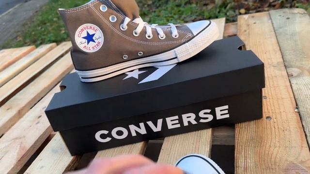 Converse 1J793C charcoal серые высокие оригинал смотреть онлайн