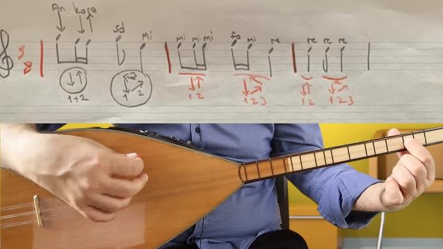 SIFIRDAN BAĞLAMA DERSİ 11 (HARİKA TÜRKÜ) "Bu da gelir bu da geçer ağlama SOLFEJ" смотреть онлайн