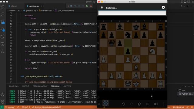 Chess App with Speech Recognition смотреть онлайн