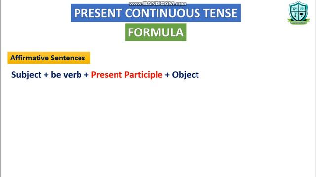 Present Continuous Tense National School Summer Vacation смотреть онлайн