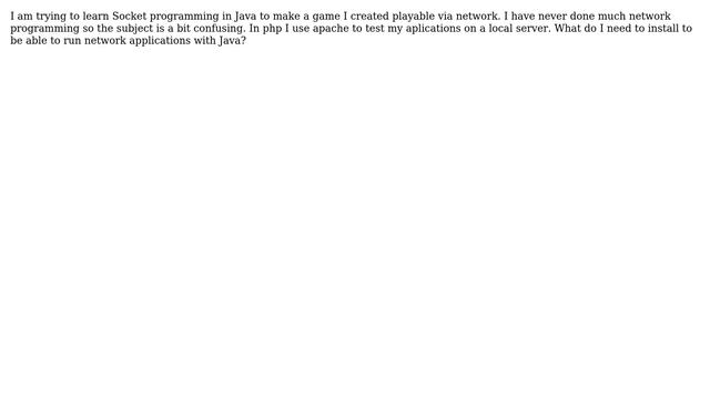Software Engineering: What do I need for Java Socket programming? смотреть онлайн