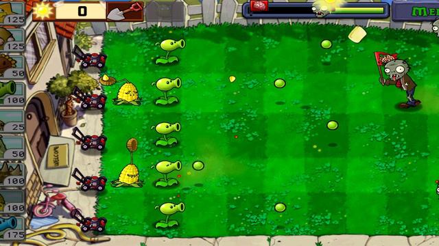 Plants vs zombies - No sunflowers challenge смотреть онлайн