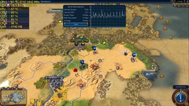 Sid Meier's Civilization VI R9 390 and i5 6600K 1080P and 1440P смотреть онлайн