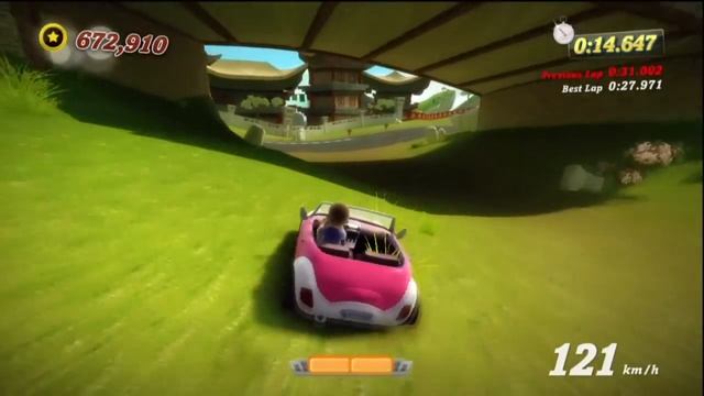 Joy Ride Turbo - World Record Lap (Time Trial - Forbidden Fortress) смотреть онлайн