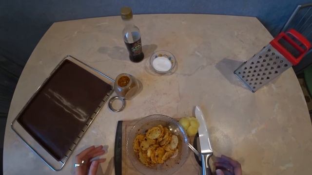 Домашние чипсы без масла в духовке - диетические картофельные чипсоны со специями! смотреть онлайн