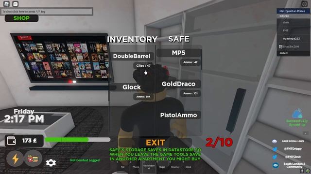 using admin guns in Roblox south London 2 смотреть онлайн