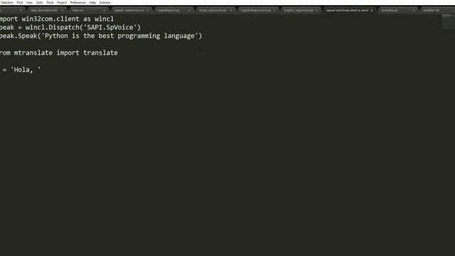 Espeak and Mtranslate in Python смотреть онлайн