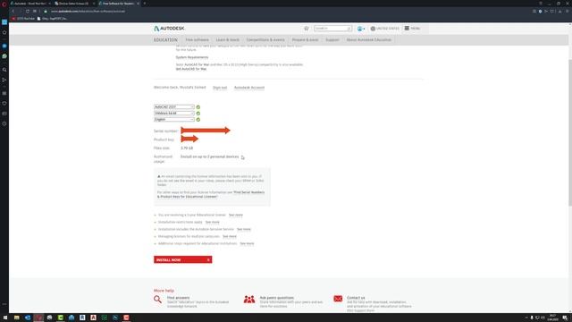 Autocad 2021 Öğrenci Lisansı Alma, İndirme ve Kurulumu / Installing Autocad 2021 and Student Licens смотреть онлайн