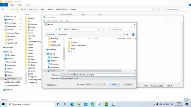 How to read from text file in katalon studio and validate data in file смотреть онлайн