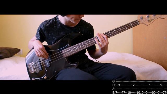 Dua Lipa - Levitating Bass Cover with (+TABS) смотреть онлайн