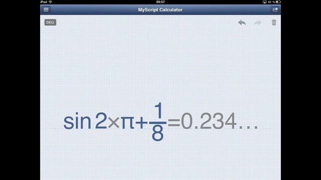 MyScript Calculator - обзор калькулятора смотреть онлайн
