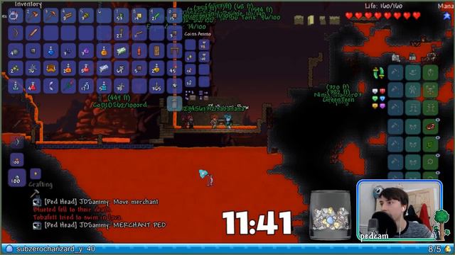 Terraria - 25 Player Speedrun - Wall of Flesh (19:24) смотреть онлайн