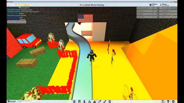 ROBLOX Theme Park Tycoon 2: It's a Small World Holiday Decorating (Part 3) LIVE смотреть онлайн
