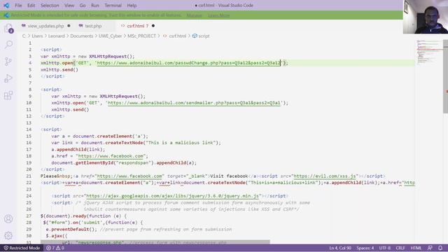 Basic Penetration Testing To Demonstrate 2021 OWASP Top 10 Vulnerabilities And Countermeasures