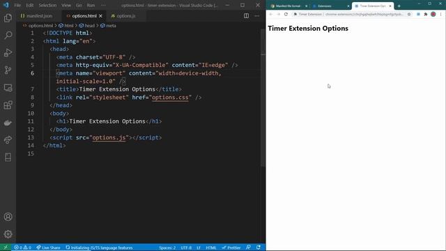 Section 2-5: Options Page - React & TypeScript Chrome Extension Development смотреть онлайн