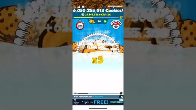 Cookie clicker 2 (39.9 cookie break) смотреть онлайн