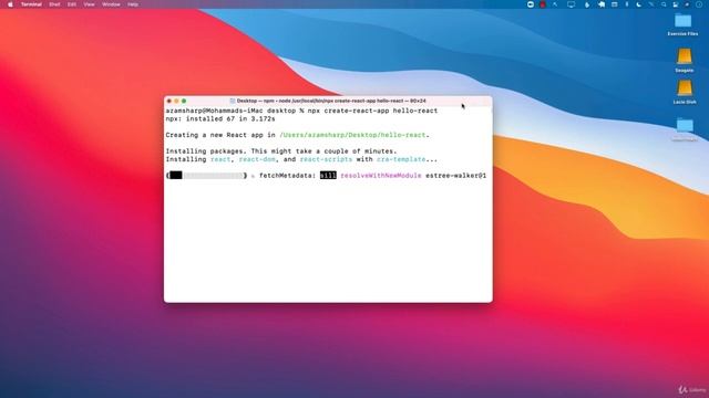 Creating and Running Your First React Project - React JS for the Absolute Beginner смотреть онлайн