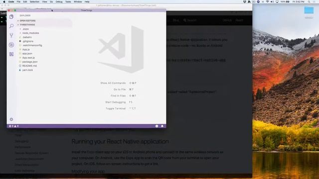 Your First React Native App - Part 2 (Scaffolding) смотреть онлайн
