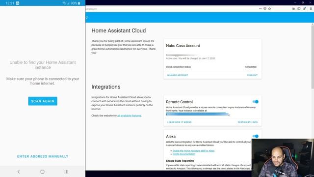 Home Assistant 108 Cloud and Phone/presence tracking смотреть онлайн
