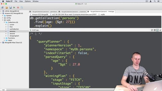 14 MongoDB Indexing - Example 5: ExecutionStats with Index смотреть онлайн