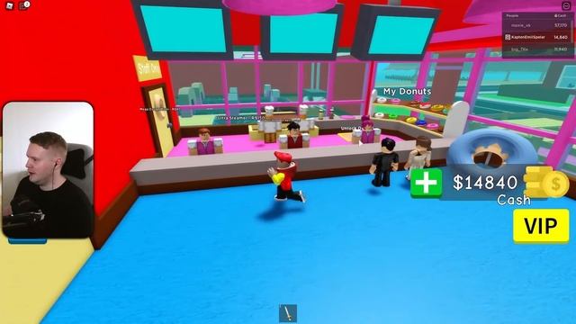 JAG ÄR KUNGEN ÖVER ALLA DONUTS! *Donut factory tycoon part 2* смотреть онлайн