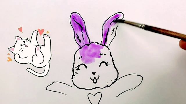 How to Draw Rabbit (easy) - Step by Step Tutorial|Как легко нарисовать ЗАЙЦА карандашом поэтапно смотреть онлайн