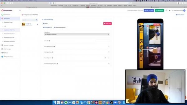 How to go LIVE on Instagram with OBS/Restream | Zoom Calls to Instagram | Promovgram Tutorial