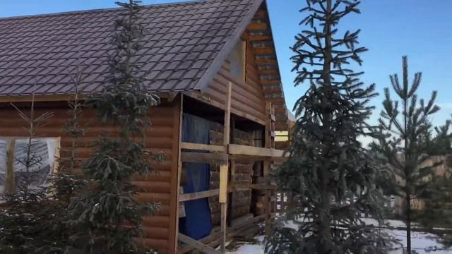 Блокхаус , стройка.