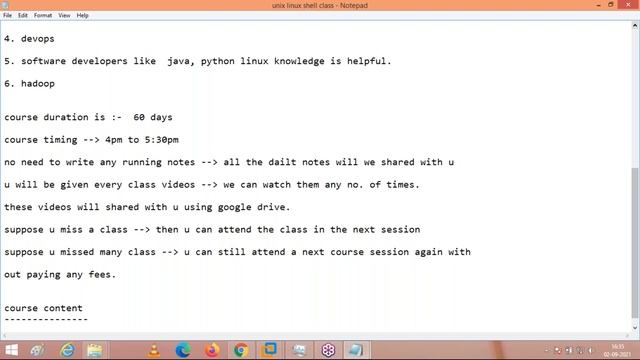 UNIX/LINUX with Shell Scripting tutorials || Demo - 1 || by Mr. Rajesh On 02-09-2021 @4PM IST смотреть онлайн
