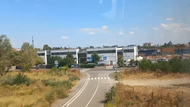 Bologna Airport Italy To City Center Town By Train View from Top 2022 HD смотреть онлайн
