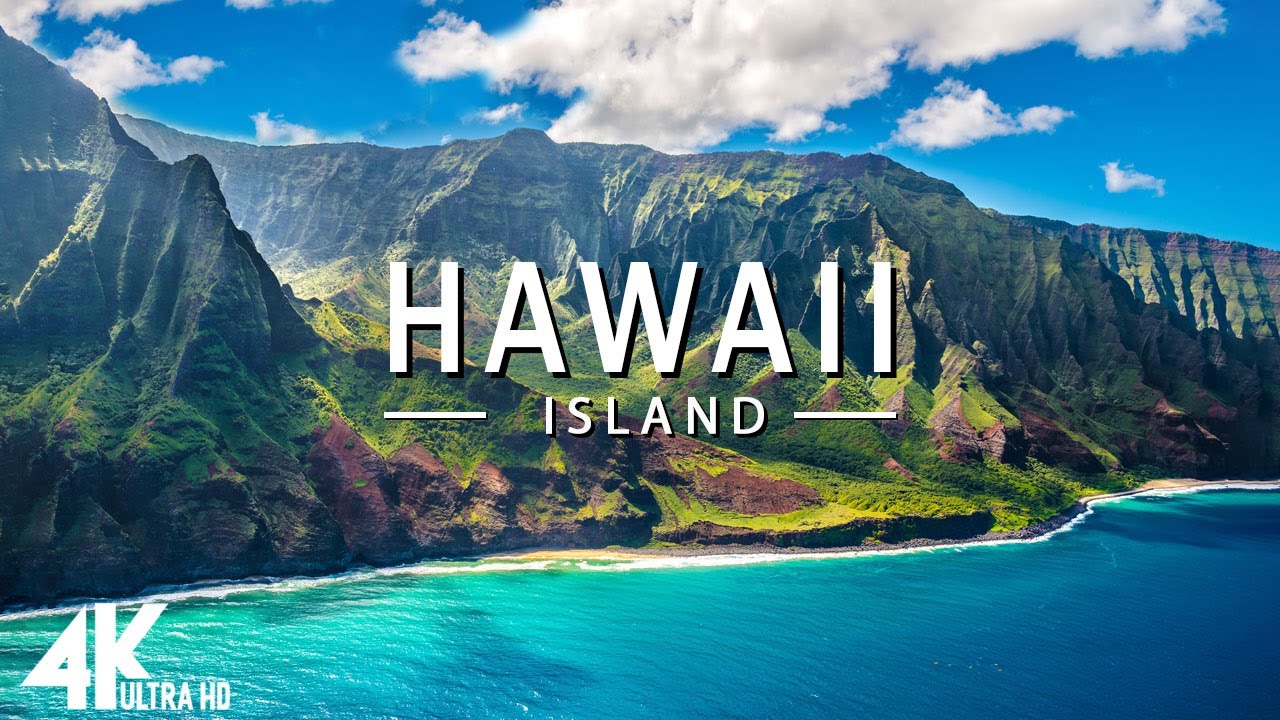 Гавайи - Расслабляющая музыка и красивые виды Full HD