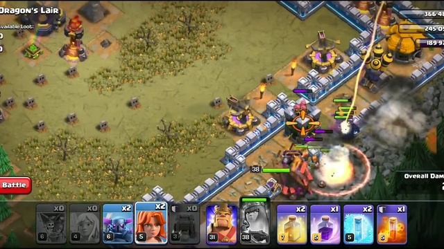 Dragon's Lair | 3 Stars | TH10 Attack Strategy | COC смотреть онлайн