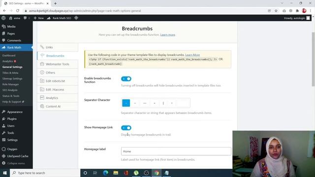 How to Add Breadcrumbs on Your WordPress Site usingn Rank Math SEO | CloudPages смотреть онлайн