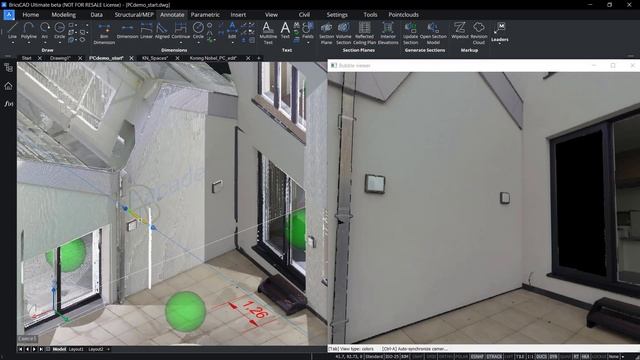 BricsCAD V22 Point Clouds for Renovation смотреть онлайн