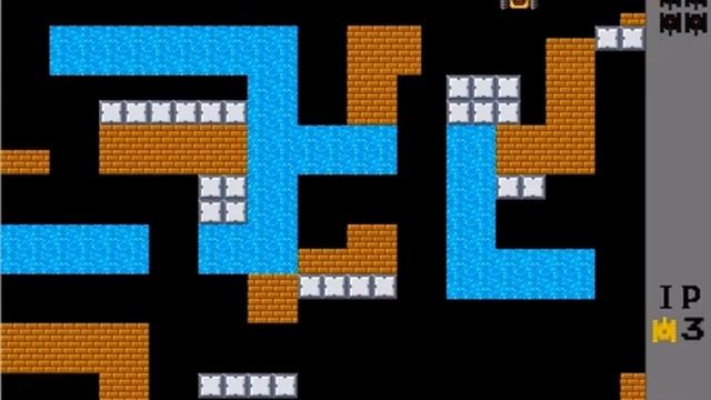 Танчики на денди онлайн,12 уровень легендарной игры смотреть онлайн