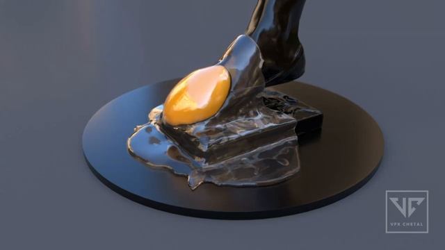Houdini Work | Egg Yolk with Particle Fluid смотреть онлайн