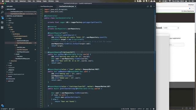 Spring Data Elasticsearch with ElasticsearchTemplate and ElasticsearchRepository смотреть онлайн