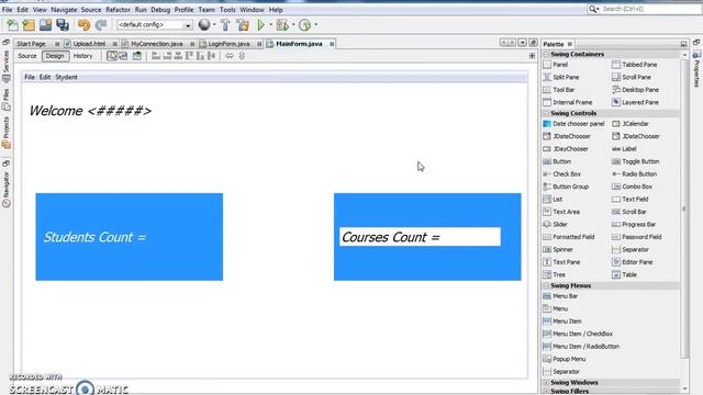 JAVA - Student Information System Project In Java Using NetBeans With Source Code | Part 5 смотреть онлайн