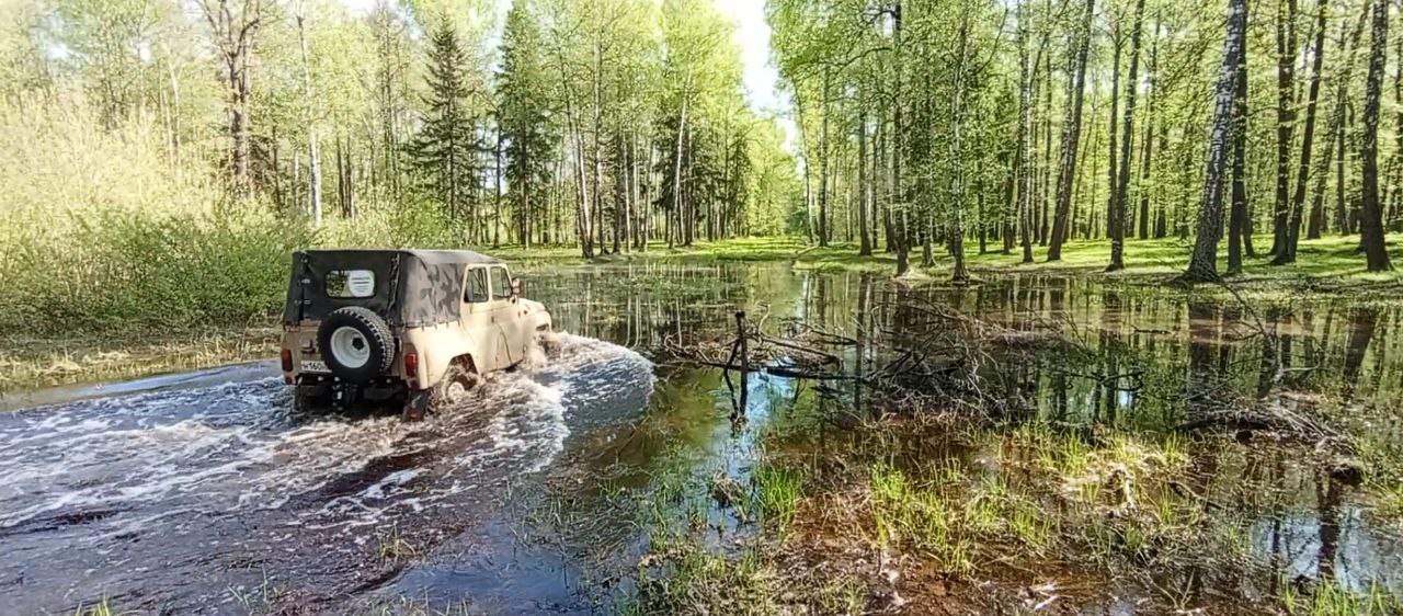 Едем в соло на УАЗе в болото. Мини джип лото.