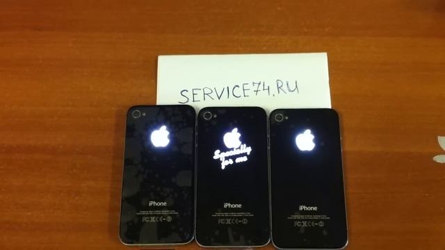 Светящийся логотип iphone 4/4s смотреть онлайн